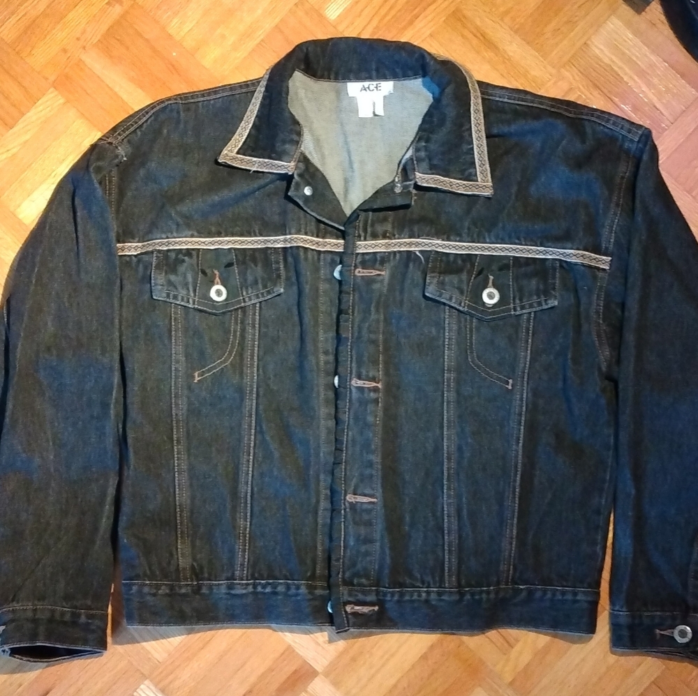 Womens Faded Black Jean Jacket